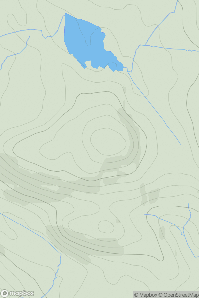 Thumbnail image for Black Hill [Central Scotland from Dumbarton to Montrose] [NS808980] showing contour plot for surrounding peak